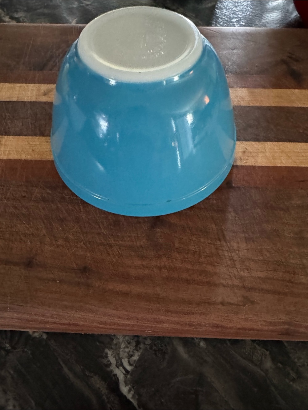 Pyrex turquoise blue mixing bowl - Picture 5 of 5